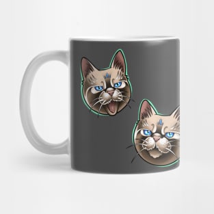 Two funny cat 2 Mug